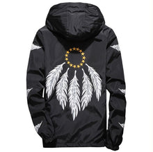 Load image into Gallery viewer, Feather Print Jackets Mens