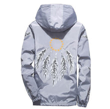 Load image into Gallery viewer, Feather Print Jackets Mens