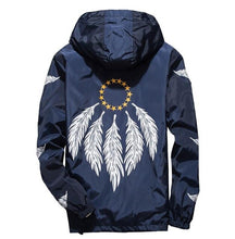 Load image into Gallery viewer, Feather Print Jackets Mens