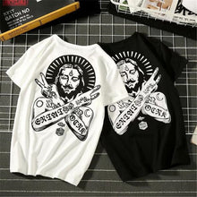 Load image into Gallery viewer, tattoo men's short-sleeved hip-hop couple t-shirt