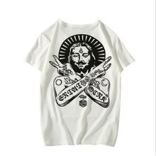 Load image into Gallery viewer, tattoo men's short-sleeved hip-hop couple t-shirt