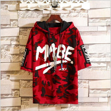Load image into Gallery viewer, Mens camouflage Short sleeve Hoodies