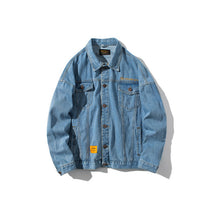 Load image into Gallery viewer, japanese streetwear jean jacket