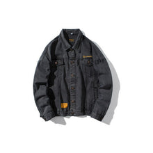 Load image into Gallery viewer, japanese streetwear jean jacket