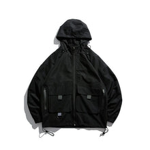 Load image into Gallery viewer, army green hooded jacket